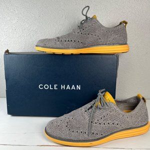 Cole Haan Original Grand Stitchlite Grey Yellow sedona men's shoes 9.5 M  C31068